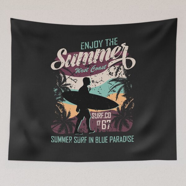 Item preview, Surf time Vintage Graphic summer time designed and sold by creativeMOW.