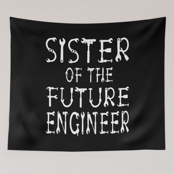 Item preview, Sister Of The Future Engineer Kids Mechanic Birthday Party product designed and sold by Grabitees.