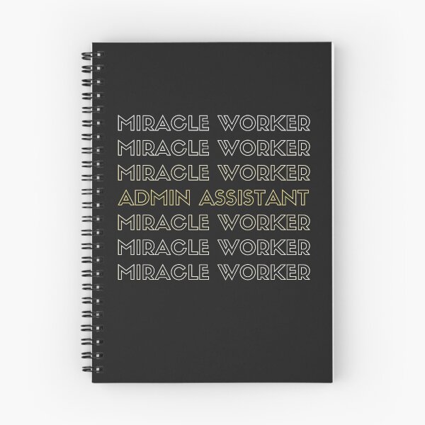 Artikelvorschau, Admin Assistant Miracle Worker entworfen und verkauft von TheAAShop.