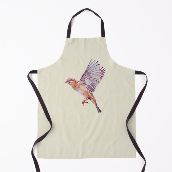 Item preview, Magical House Sparrow bird painting (no background) designed and sold by Emily Bickell.