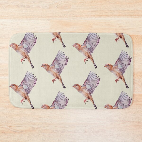 Item preview, Magical House Sparrow bird painting (no background) designed and sold by Emily Bickell.