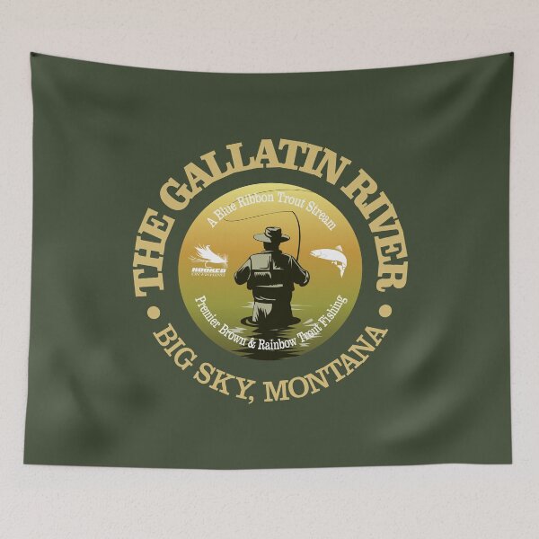 Item preview, Gallatin River Fly Fishing (FSH) designed and sold by curranmorgan.