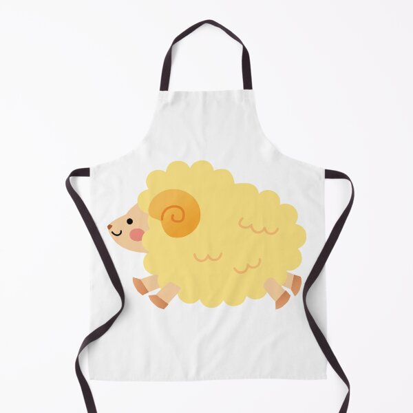 Item preview, Yellow cartoon sheep ram designed and sold by RaionKeiji.
