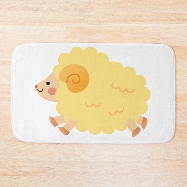 Item preview, Yellow cartoon sheep ram designed and sold by RaionKeiji.