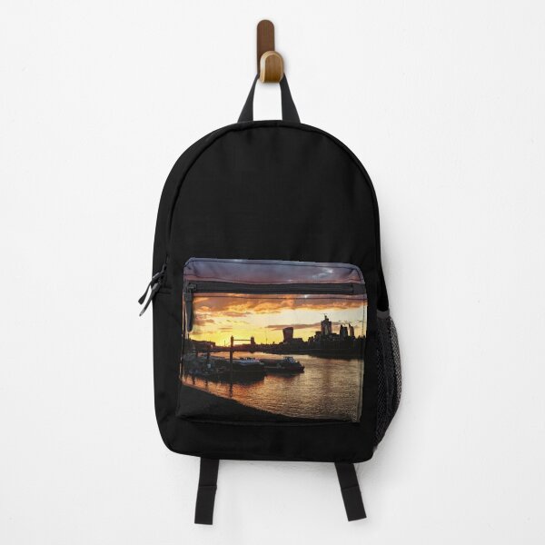 Item preview, london city view skyline sunset thames river Rotherhithe designed and sold by am-mantilla2156.
