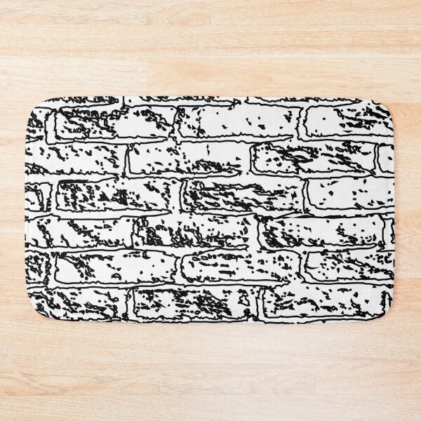 Item preview, White Brick Texture - Modern T-Shirt designed and sold by Rabique.