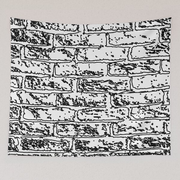 Item preview, White Brick Texture - Modern T-Shirt designed and sold by Rabique.