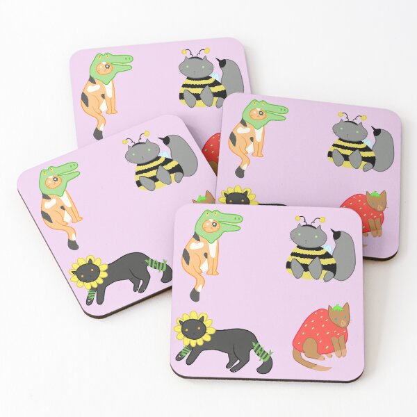 Item preview, cats in costumes designed and sold by Lilnicole-art.