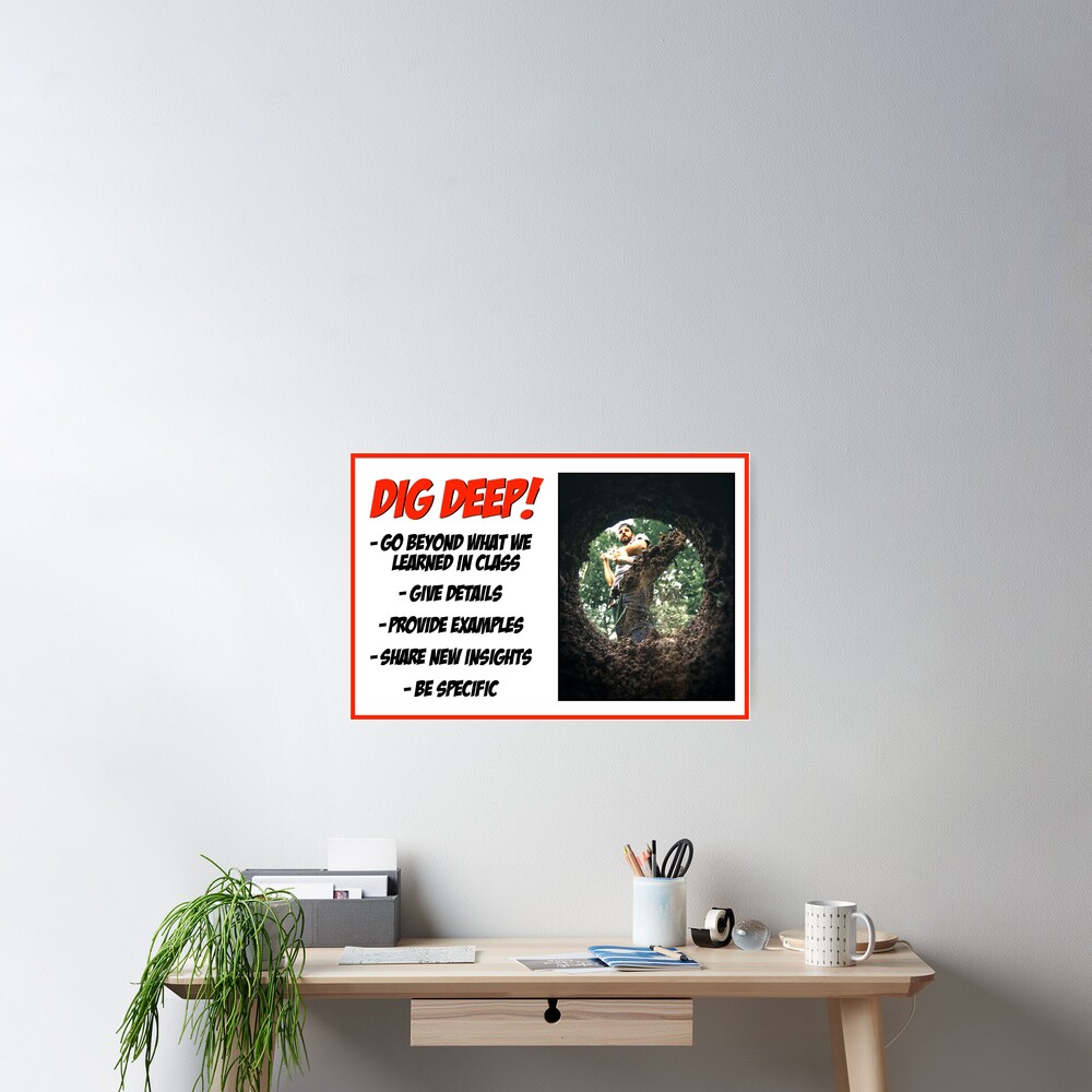 Dig Deep! Poster