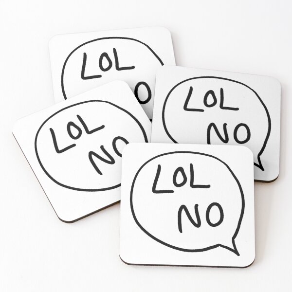 Item preview, Lol no speech bubble designed and sold by LazyLines.