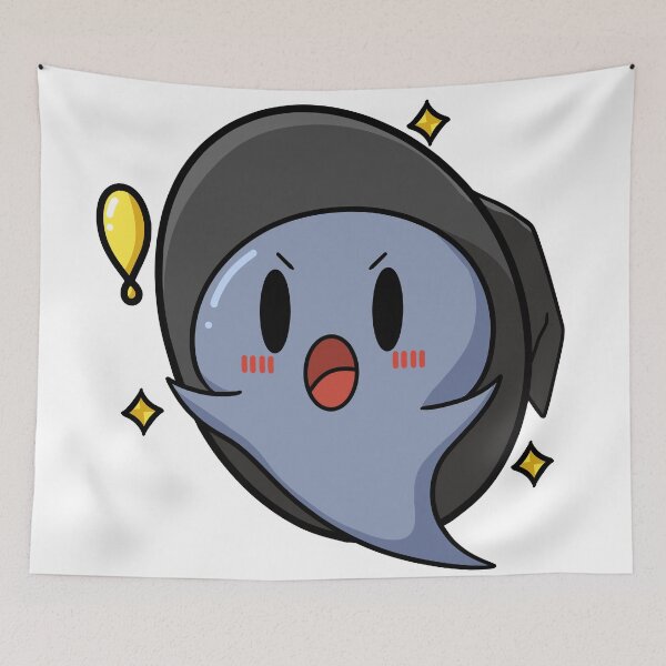 Item preview, Cute Ghost in Big Halloween Hat  designed and sold by Deneco.