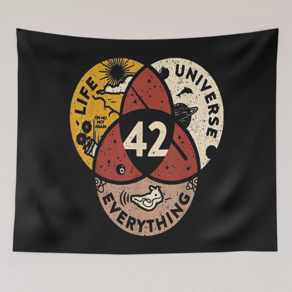 Item preview, 42 Answer to Life Universe and Everything T-Shirt designed and sold by Trendy Shirt.