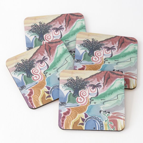Item preview, Ocean, Mountains, Trees in Maui, Hawaii designed and sold by navitaelwell.