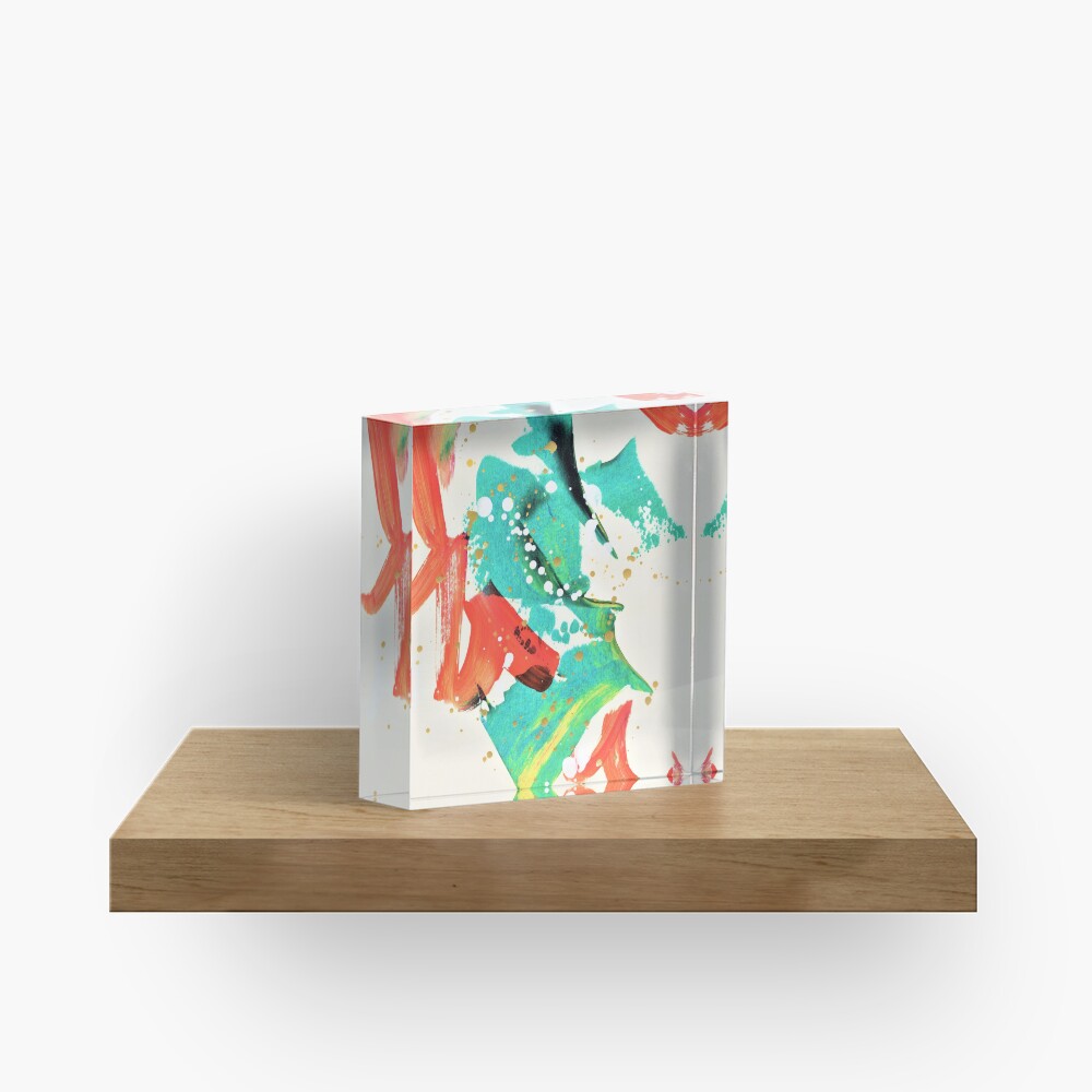 Ocean Roar Acrylic Block