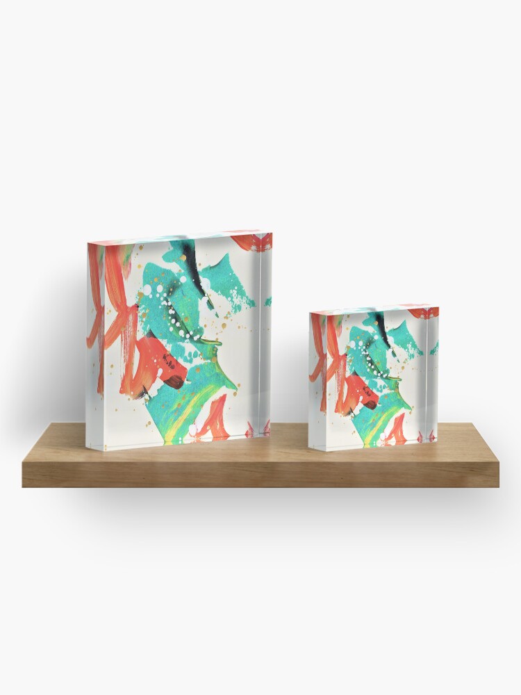 Alternate view of Ocean Roar Acrylic Block