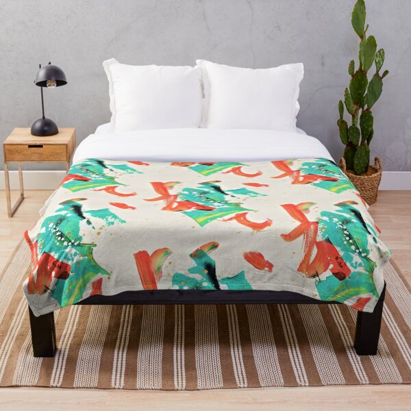 Ocean Roar Throw Blanket
