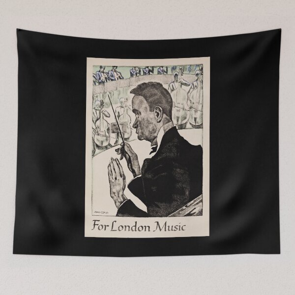 Item preview, For London Music retro poster designed and sold by CorasPosters.