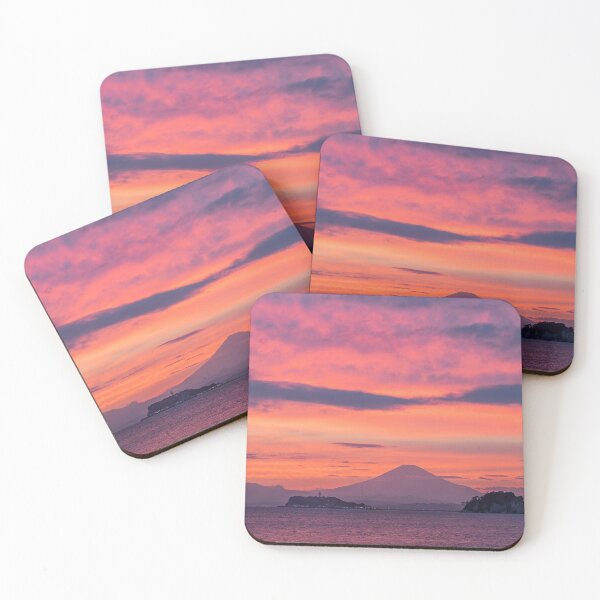 Item preview, Explosion of Colour over Shonan Beach - Enoshima and Mount Fuji designed and sold by Jordan McChesney.