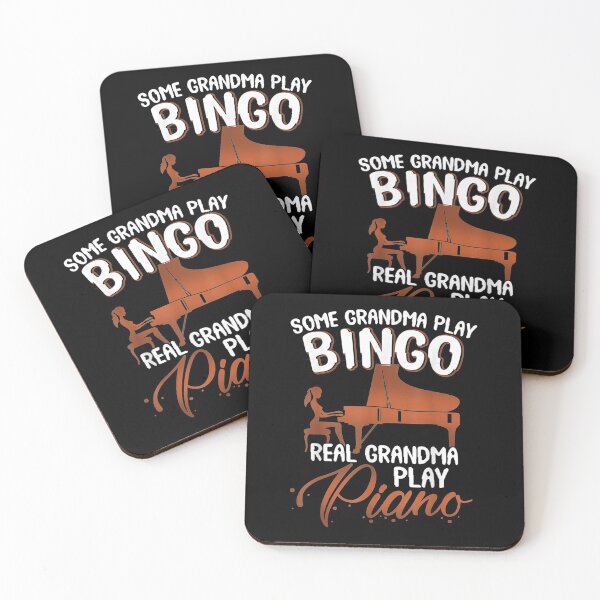 Item preview, Some grandma play bingo real grandma play PIANO designed and sold by JonesErin.