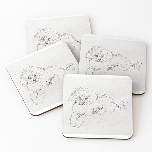 Item preview, Raffie, ink drawing designed and sold by Roz McQuillan Fine Art & Photography.
