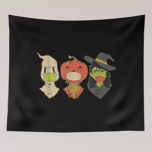 Item preview, Spooky Halloween Gift Monsters Masks Pumpkin Ghost Witch designed and sold by RussellRoss.