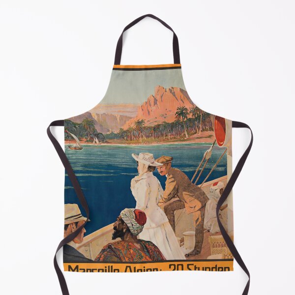Item preview, Marseille-Algier retro poster designed and sold by CorasPosters.