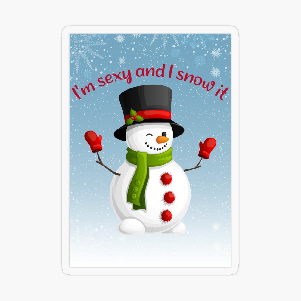 Sexy And I Snow It Rainbow Eco-Friendly Same Love Card - Snooty