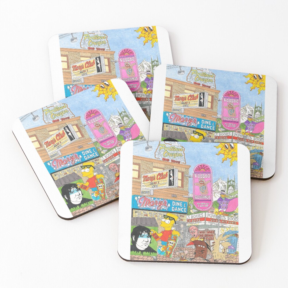 Item preview, Coasters (Set of 4) designed and sold by WorryWart.