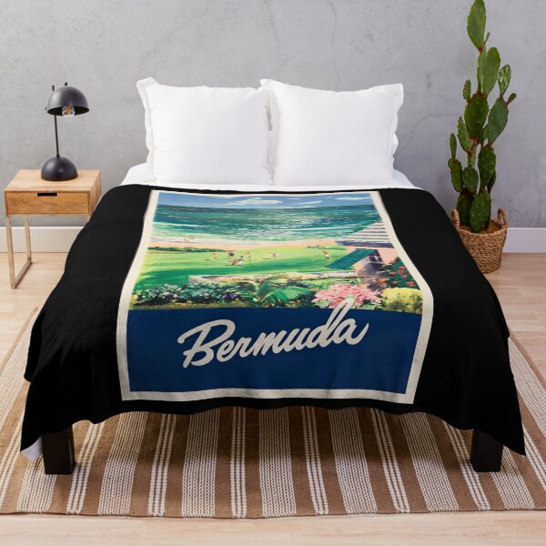 Artikelvorschau, Bermuda retro poster entworfen und verkauft von CorasPosters.