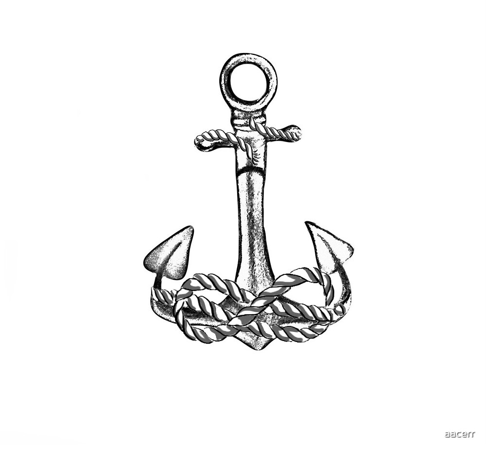 Buy Anchor Tattoo With Rope Online In India  Etsy India