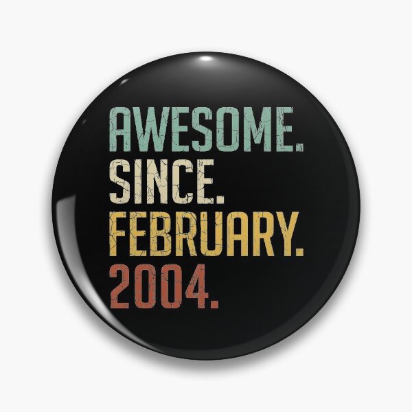 Item preview, Awesome Since February 2004 17th Birthday Gift 17 Years Old Vintage February 2004 designed and sold by Takatv.