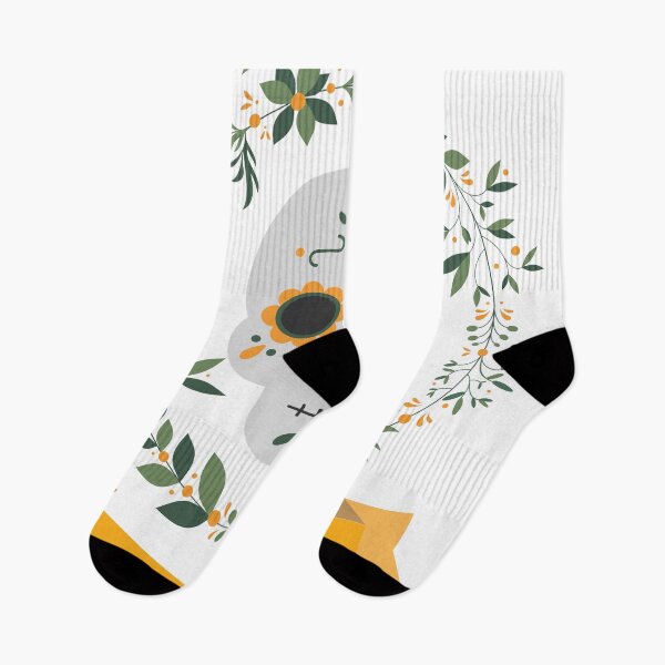 Item preview, Vegan Halloween Cute Floral Skeleton Pun designed and sold by haikustore.