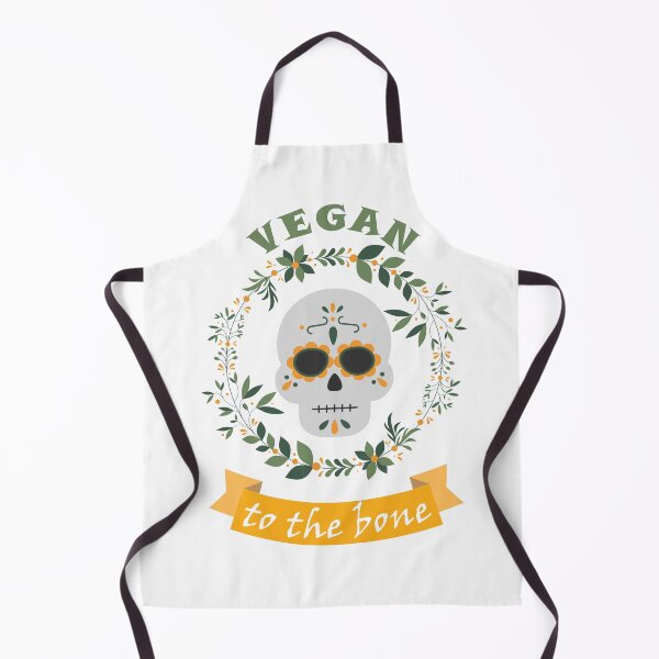Item preview, Vegan Halloween Cute Floral Skeleton Pun designed and sold by haikustore.