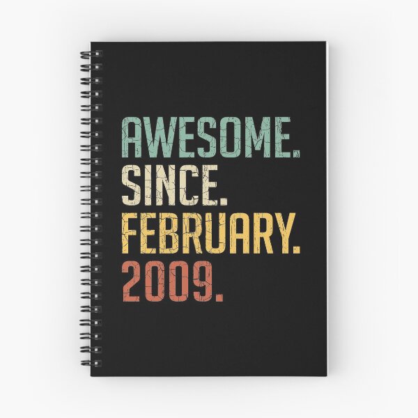 Item preview, Awesome Since February 2009 12nd Birthday Gift 12 Years Old Vintage February 2009 designed and sold by Takatv.