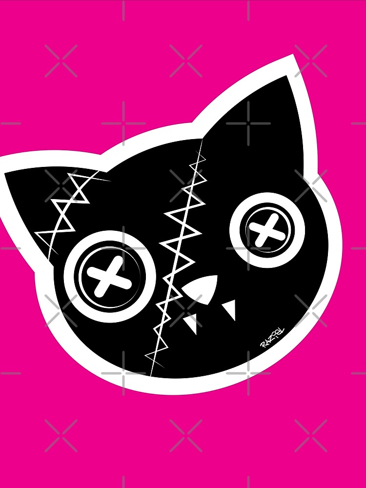 Thumbnail 3 of 3, Scarf, FRANKENCAT designed and sold by Raul-Raziel.