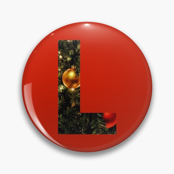 Item preview, Christmas Tree Letter L designed and sold by LiveAndGlow.