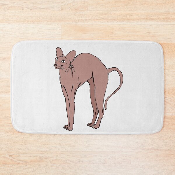 Item preview, Angry sphynx cat - brown designed and sold by Barbara Gibbings.