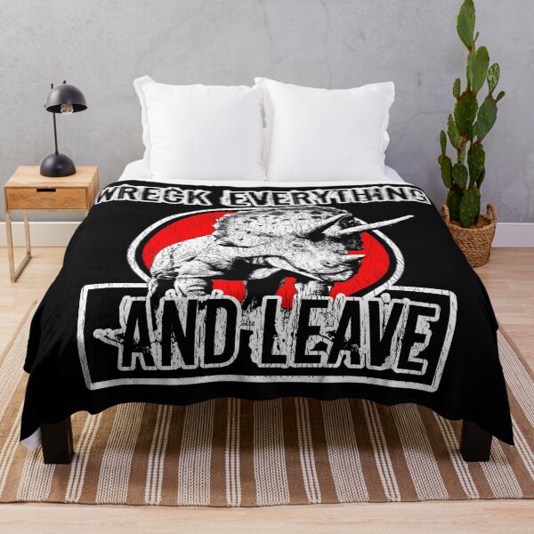 Item preview, Dinosaur Triceratops Dominion Art Wreck Everything And Leave designed and sold by DebiPhillips.