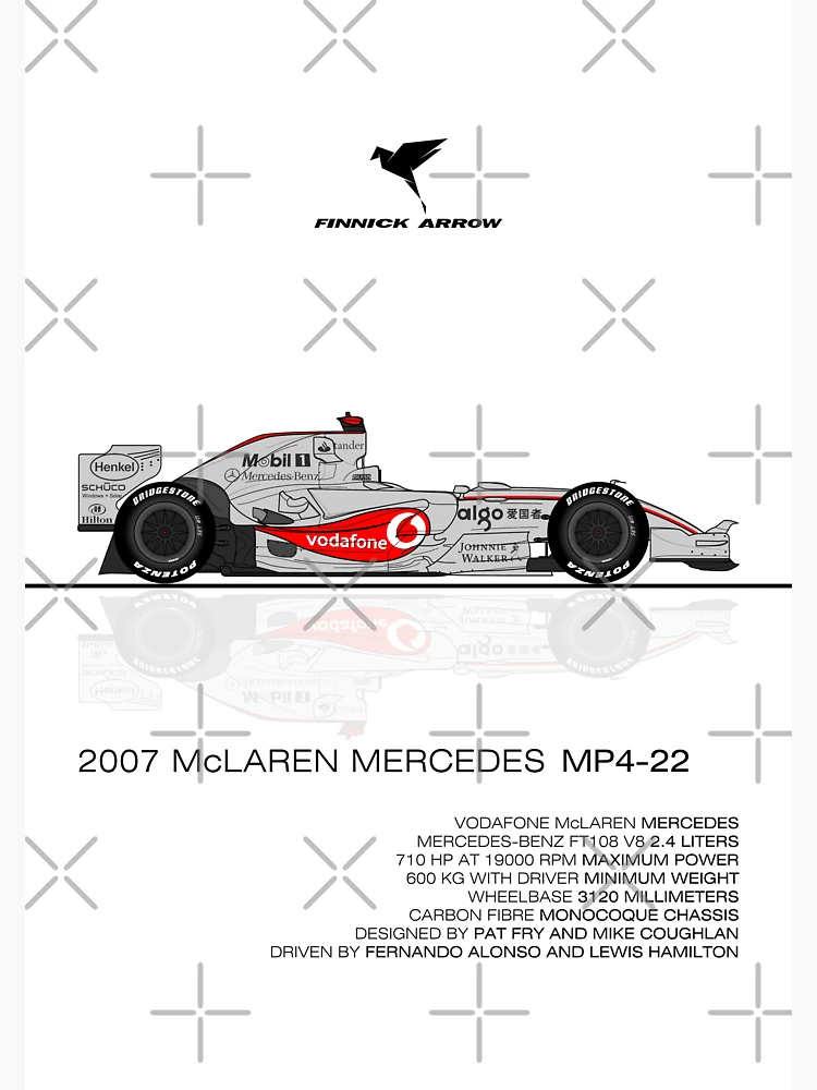 L・ハミルトン McLAREN MERCEDES MP4/22　日本GP 2007 Fuji Speedway
