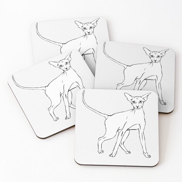 Item preview, Sphynx cat designed and sold by Barbara Gibbings.