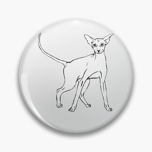 Item preview, Sphynx cat designed and sold by Barbara Gibbings.