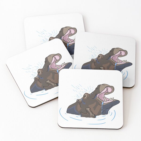 Item preview, Bathing Hippos designed and sold by Jessica Riggleman.