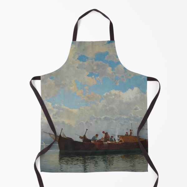 Item preview, Fishing Boats on a Venetian Lagoon - Hermann David Salomon Corrodi designed and sold by CJET.