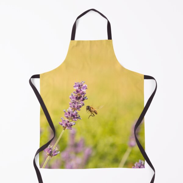 Item preview, Bee in flight and lavender designed and sold by Stéphane Thirion.