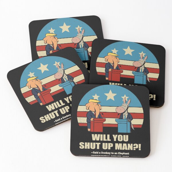 Item preview, Biden vs Trump presidential debate 2020 Will You shut up man? designed and sold by Radarek1989.