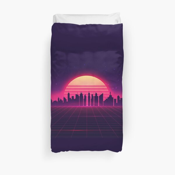 Retrowave Duvet Cover
