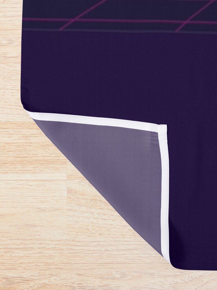 Alternate view of Retrowave Shower Curtain