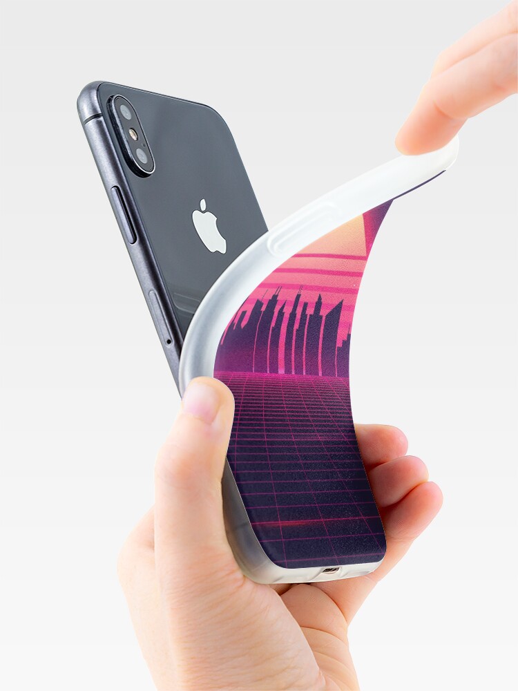 Alternate view of Retrowave iPhone Case