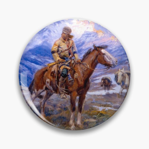 Item preview, Free Trappers - Charles M. Russell - 1911 designed and sold by CJET.
