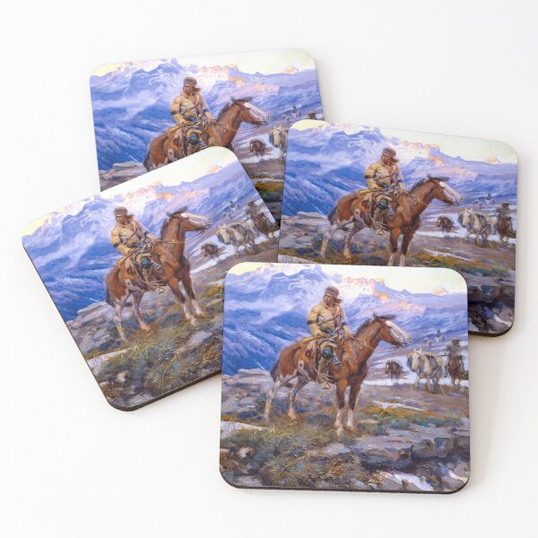 Item preview, Free Trappers - Charles M. Russell - 1911 designed and sold by CJET.
